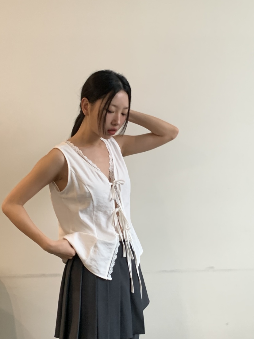 MURMUR韓國㊣直郵東大門代購女裝新款25春夏時尚休閑吊帶背心MURMUR吊帶/背心