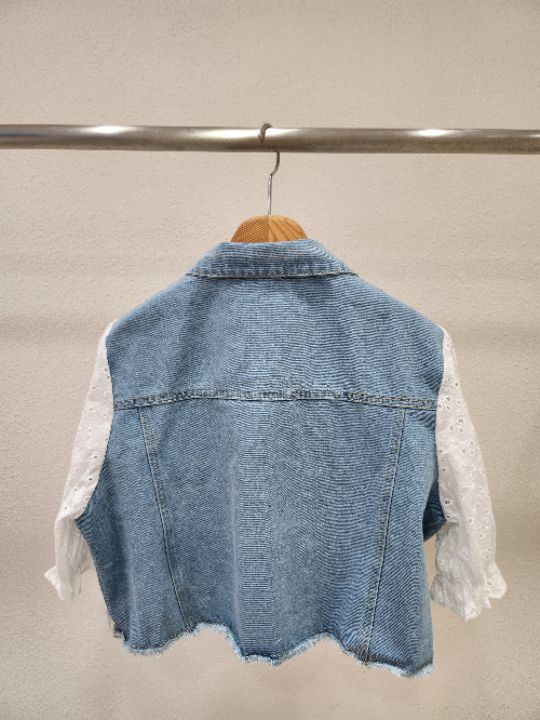 FEMME韓國直郵㊣女裝新款熱賣時尚25春夏人氣推薦休閑夾克蕾絲FEMME夾克