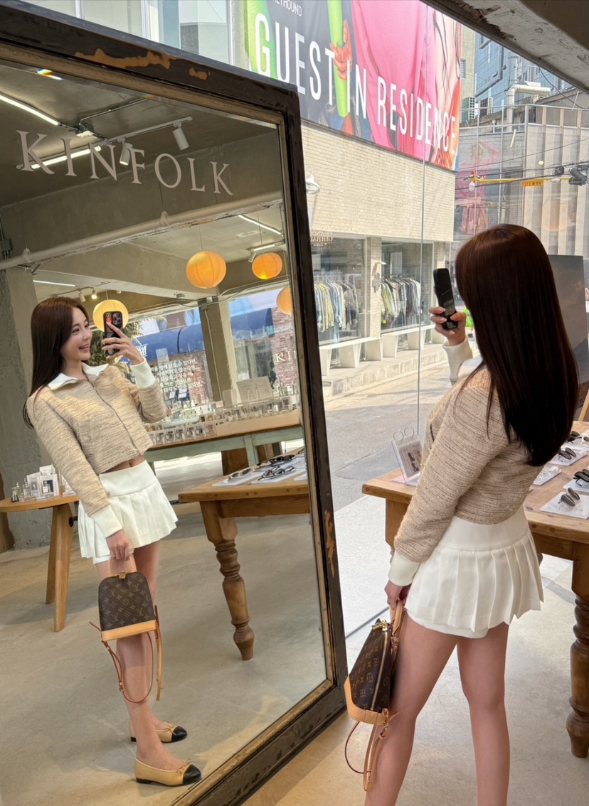 ON:UP韓國直郵㊣女裝新款熱賣休閑時尚推薦人氣25春夏裙褲百褶ON:UP裙褲