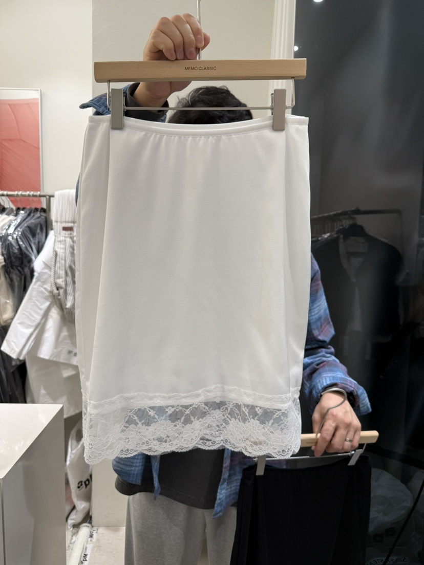 MEMO CLASSIC韓國直郵㊣女裝新款25春夏人氣時尚半身裙中短裙MEMO CLASSIC半身裙/中短裙圖色1