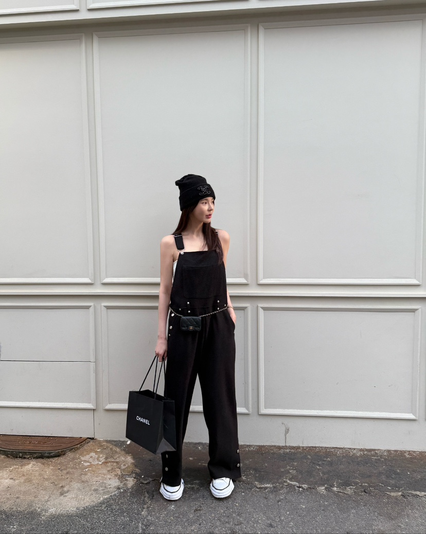 ON:UP韓國直郵㊣東大門實拍女裝新品休閑推薦時尚熱賣背帶褲ON:UP背帶褲