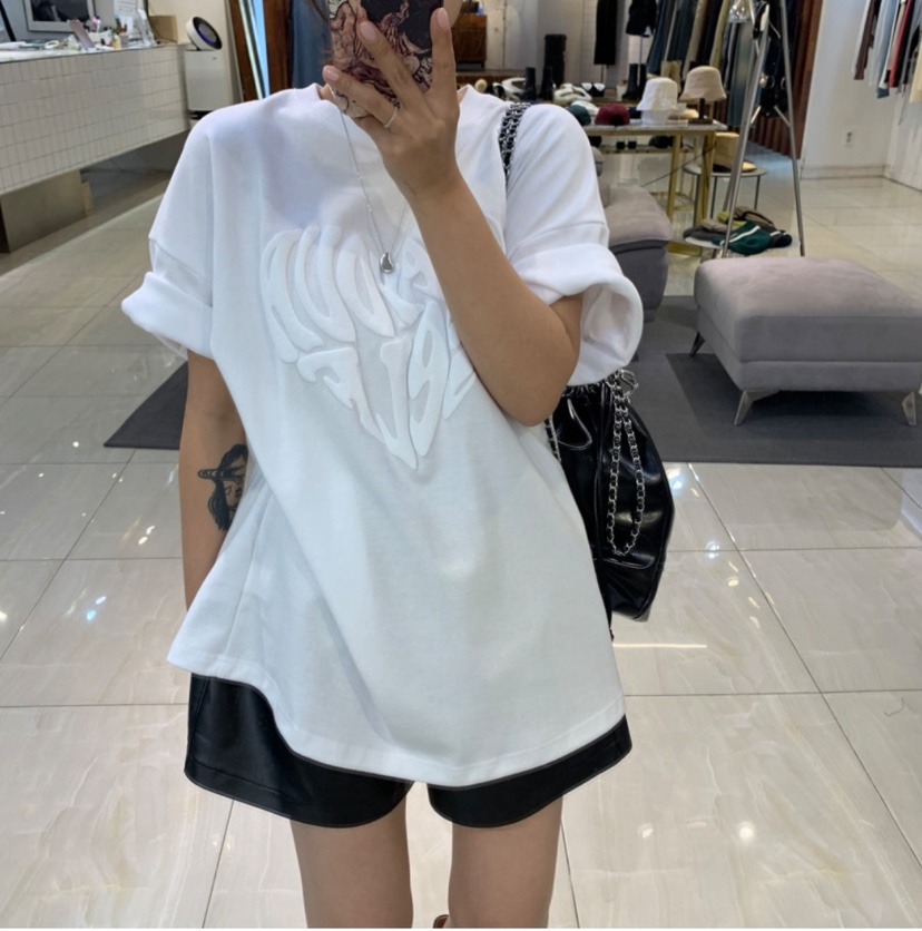 UNA/THE MAY韓國直郵㊣女裝新品時尚25春夏人氣熱賣休閑T恤THEMAY/UNAT恤