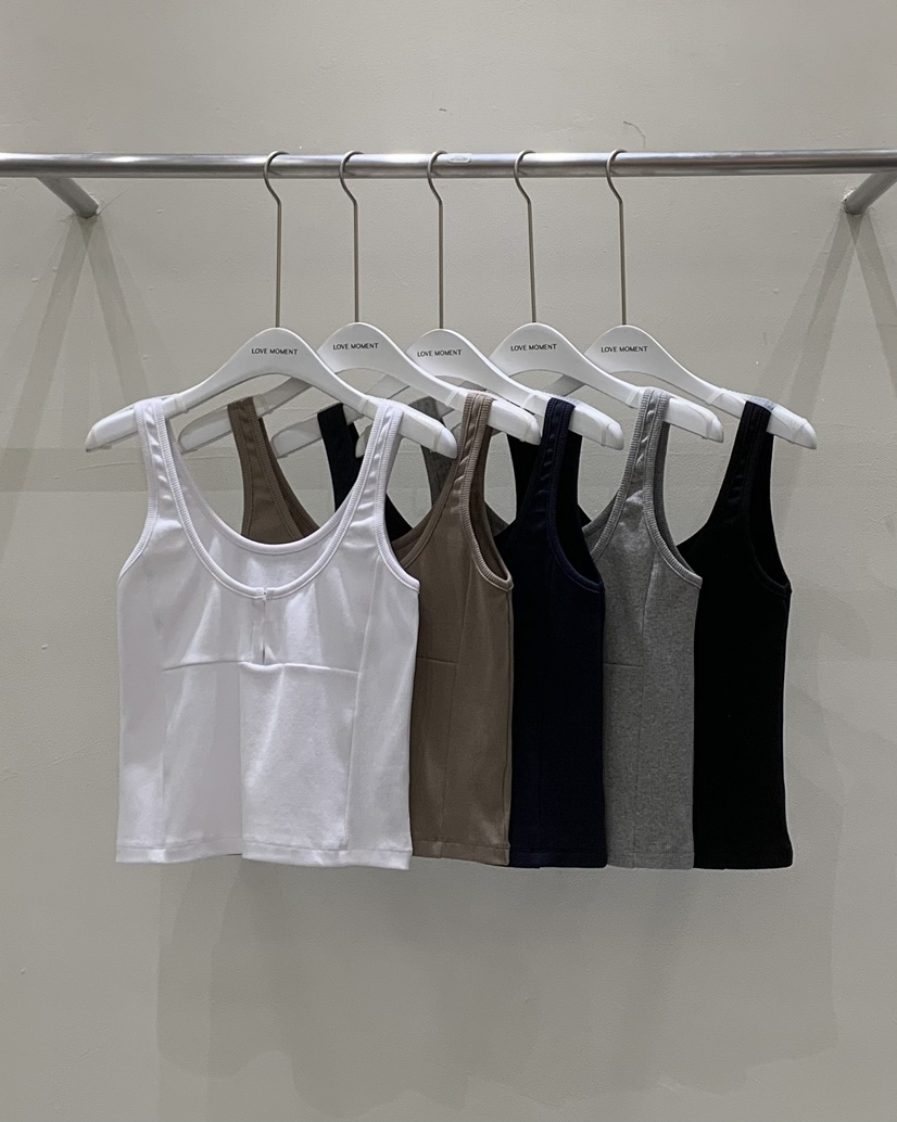 LOVE MOMENT韓國㊣直郵東大門代購女裝新品休閑時尚吊帶背心LOVE MOMENT吊帶/背心