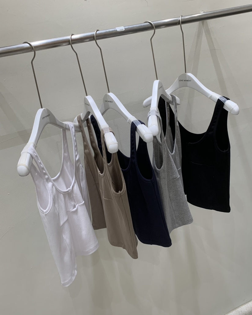 LOVE MOMENT韓國㊣直郵東大門代購女裝新品休閑時尚吊帶背心LOVE MOMENT吊帶/背心