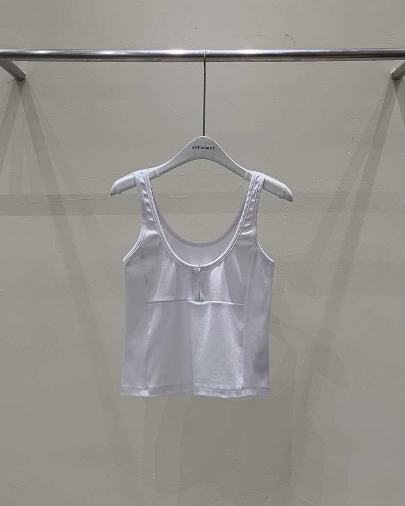 LOVE MOMENT韓國㊣直郵東大門代購女裝新品休閑時尚吊帶背心LOVE MOMENT吊帶/背心圖色1