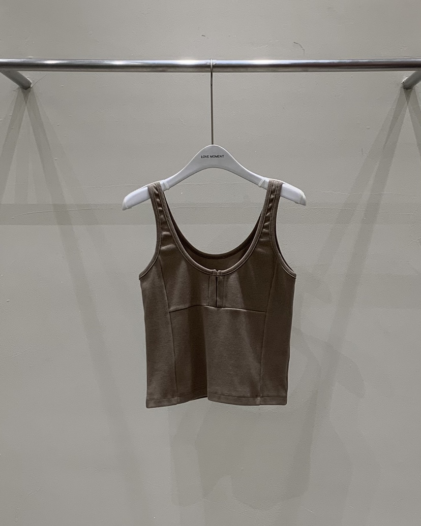 LOVE MOMENT韓國㊣直郵東大門代購女裝新品休閑時尚吊帶背心LOVE MOMENT吊帶/背心圖色2