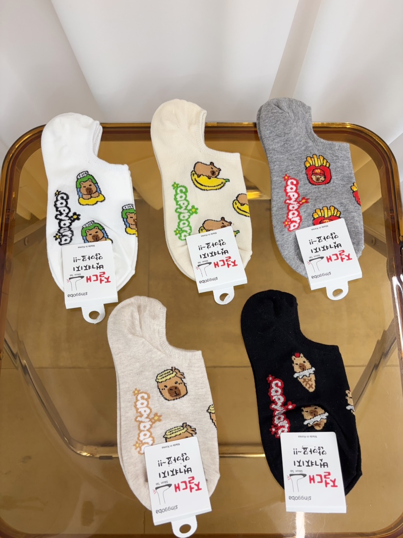 CACTUS-Q韓國直郵㊣女裝新品熱賣時尚推薦人氣25春夏休閑襪子CACTUS十雙起/可混搭襪子