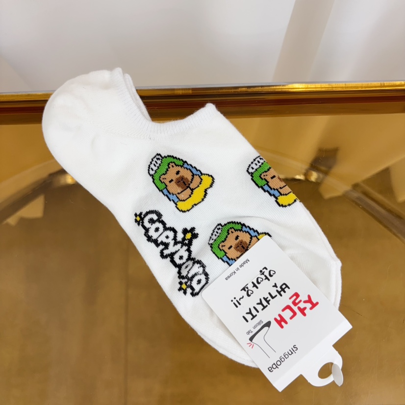 CACTUS-Q韓國直郵㊣女裝新品熱賣時尚推薦人氣25春夏休閑襪子CACTUS十雙起/可混搭襪子圖色1