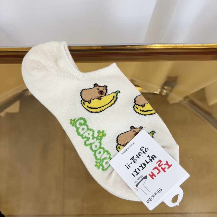 CACTUS-Q韓國直郵㊣女裝新品熱賣時尚推薦人氣25春夏休閑襪子CACTUS十雙起/可混搭襪子圖色2