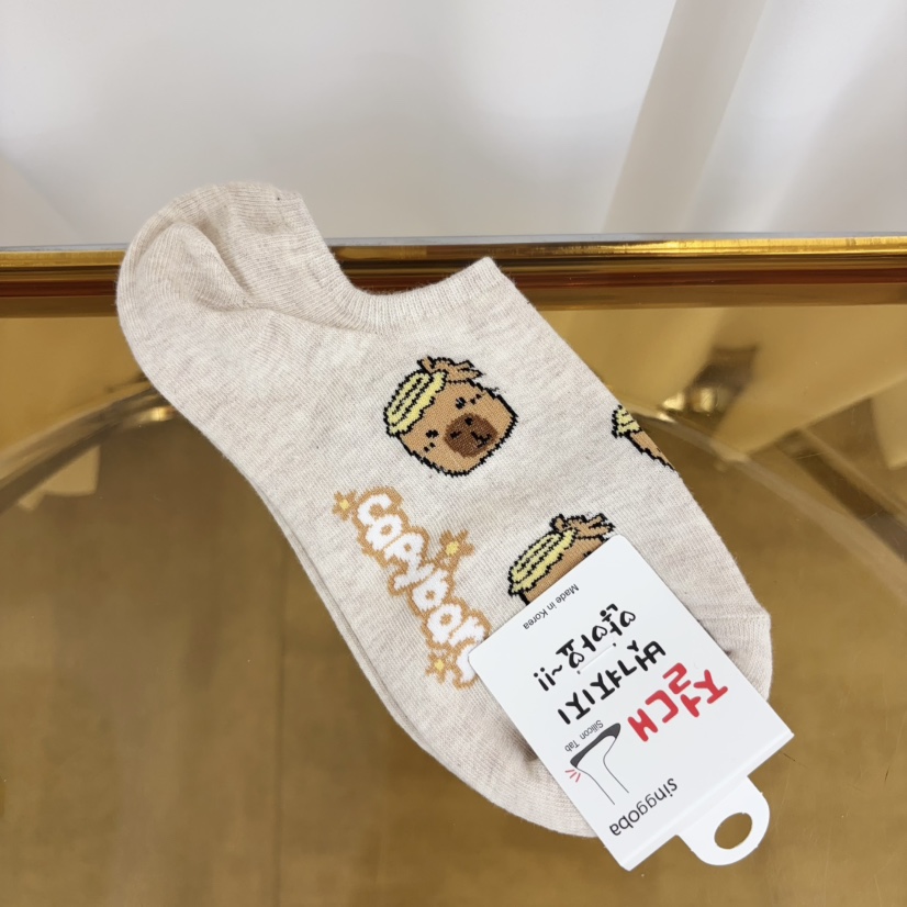 CACTUS-Q韓國直郵㊣女裝新品熱賣時尚推薦人氣25春夏休閑襪子CACTUS十雙起/可混搭襪子圖色4