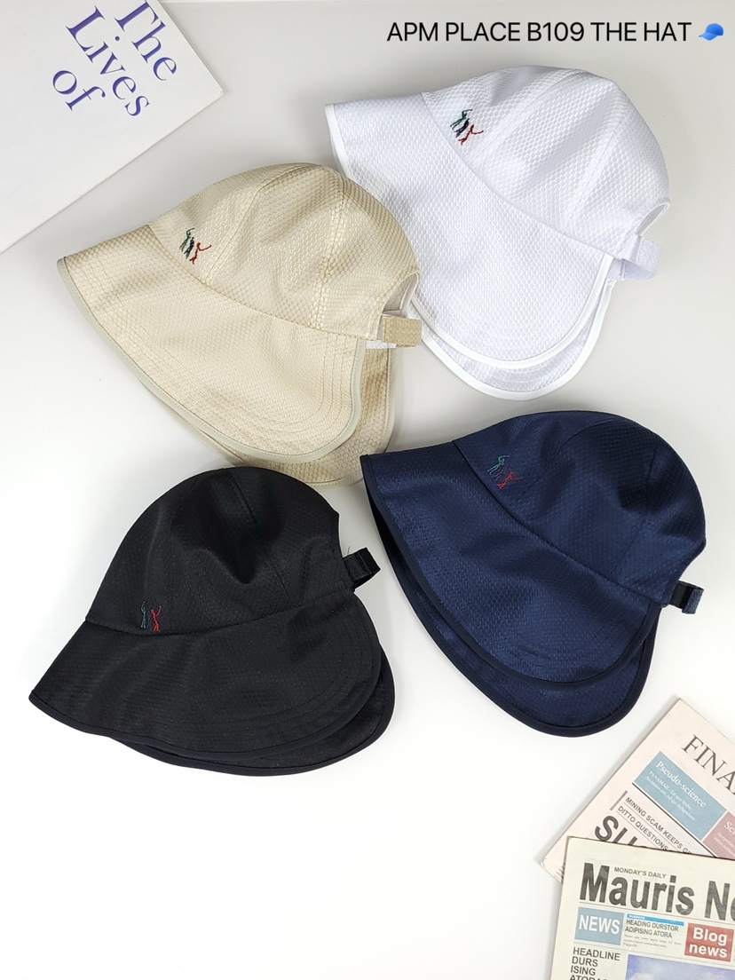 THE HAT-P韓國㊣直郵東大門代購女裝新品時尚帽子漁夫帽刺繡THE HAT帽子