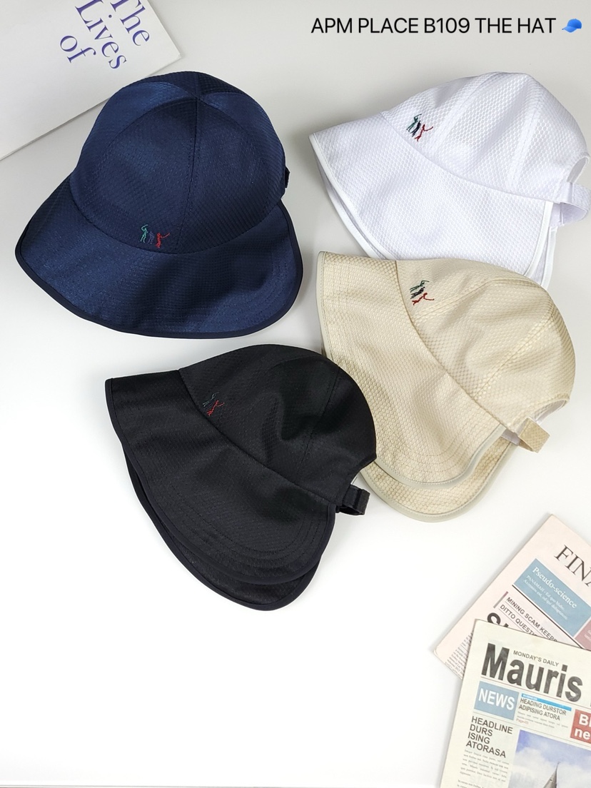 THE HAT-P韓國㊣直郵東大門代購女裝新品時尚帽子漁夫帽刺繡THE HAT帽子