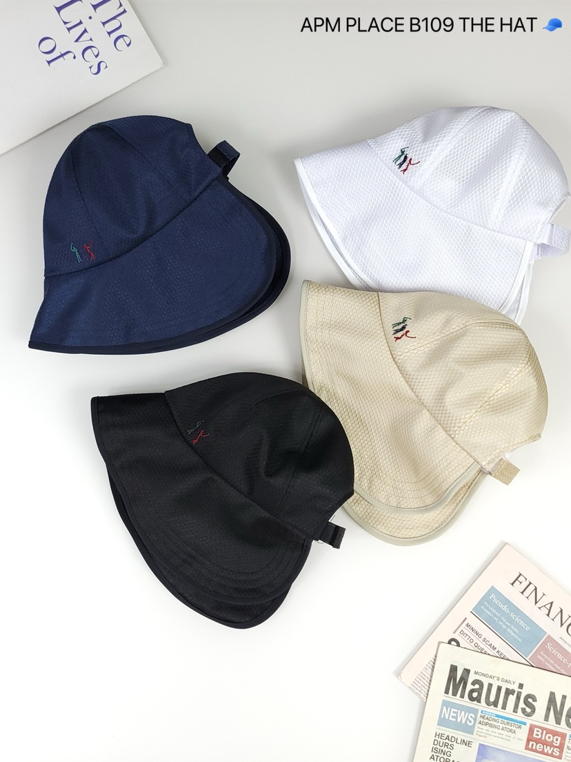 THE HAT-P韓國㊣直郵東大門代購女裝新品時尚帽子漁夫帽刺繡THE HAT帽子