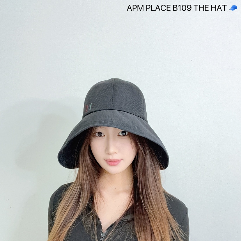 THE HAT-P韓國㊣直郵東大門代購女裝新品時尚帽子漁夫帽刺繡THE HAT帽子圖色1