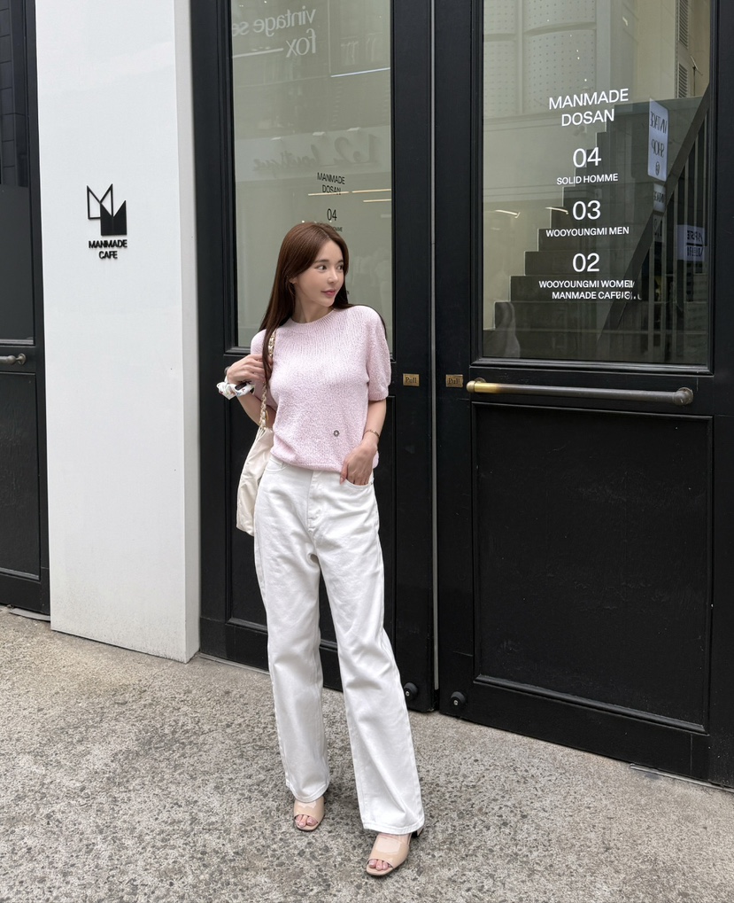 ON:UP韓國㊣直郵東大門代購女裝新款推薦人氣休閑25春夏牛仔褲ON:UP牛仔褲