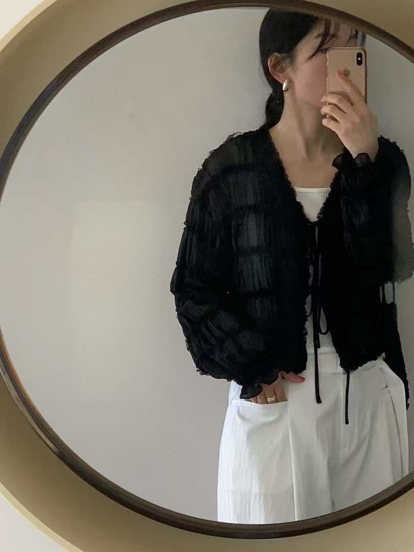 SENDTWO韓國㊣直郵東大門代購女裝新款25春夏人氣襯衫蕾絲衫SENDTWO襯衫/蕾絲衫