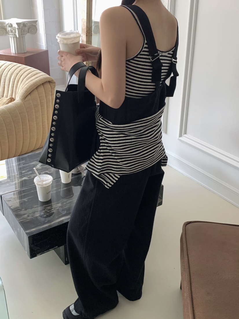 PEBBLE韓國㊣直郵東大門代購女裝新品推薦人氣時尚套裝條紋PEBBLE/LAYER套裝