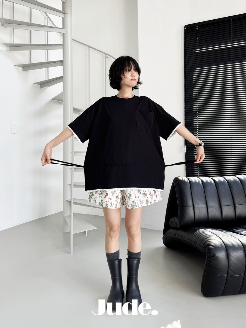 HEYJUDE韓國直郵㊣東大門實拍女裝新款熱賣人氣休閑推薦T恤HEYJUDET恤