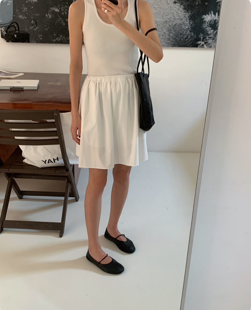 A Flan韓國直郵㊣女裝新款25春夏推薦時尚人氣熱賣休閑短裙AFN/A Flan短裙