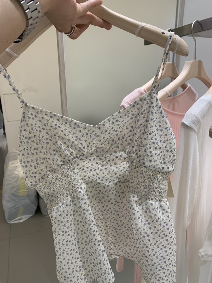 RIETTE直郵韓國代購㊣女裝新品時尚25春夏推薦熱賣吊帶背心RIETTE吊帶/背心
