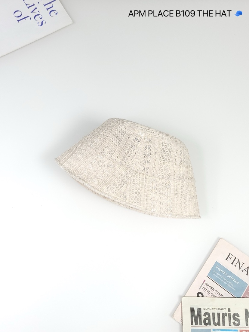 THE HAT-P直郵韓國代購㊣女裝新款熱賣推薦帽子蕾絲花花呢THE HAT帽子圖色3