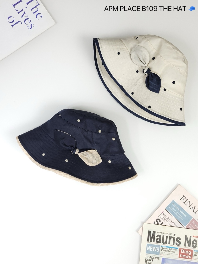 THE HAT-P直郵韓國代購㊣女裝新品推薦25春夏休閑帽子漁夫帽THE HAT帽子