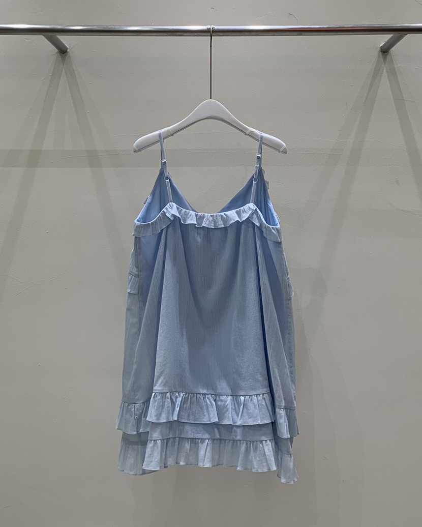 LOVE MOMENT直郵韓國代購㊣女裝新品推薦休閑連衣裙荷葉邊LOVE MOMENT連衣裙