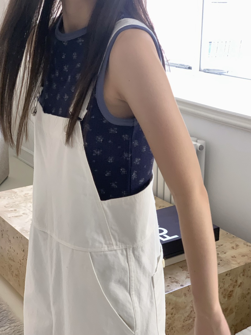 PEBBLE韓國直郵㊣女裝新品25春夏推薦熱賣休閑人氣背帶褲棉質PEBBLE/LAYER背帶褲