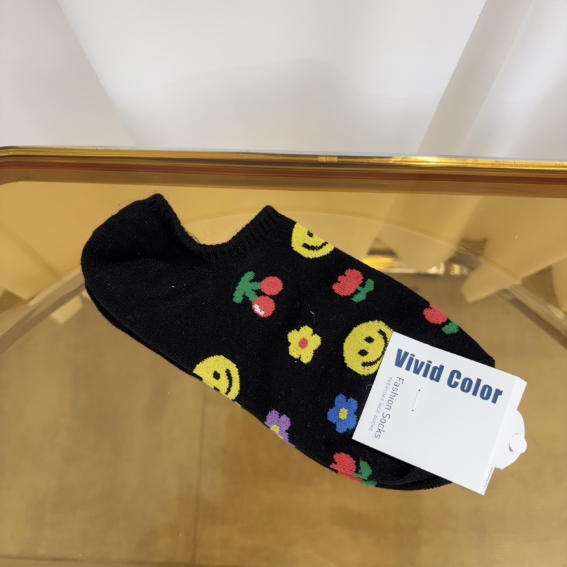 CACTUS-Q韓國㊣直郵東大門代購女裝新品休閑25春夏推薦襪子CACTUS十雙起/可混搭襪子圖色4
