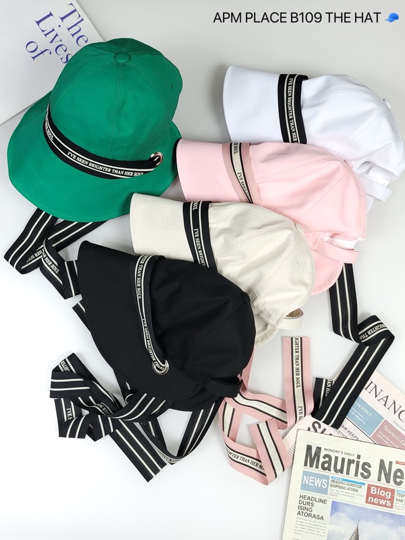 THE HAT-P直郵韓國代購㊣女裝新品休閑人氣25春夏帽子漁夫帽THE HAT帽子