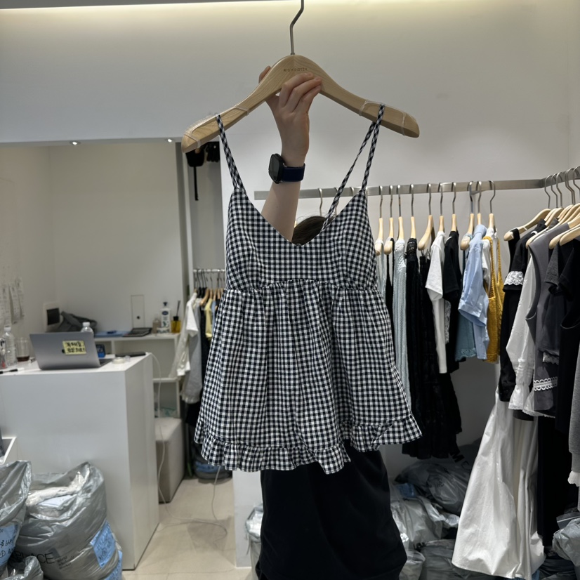 RICH SISTER韓國直郵㊣女裝新款時尚人氣休閑熱賣吊帶背心RICH SISTER吊帶/背心圖色2