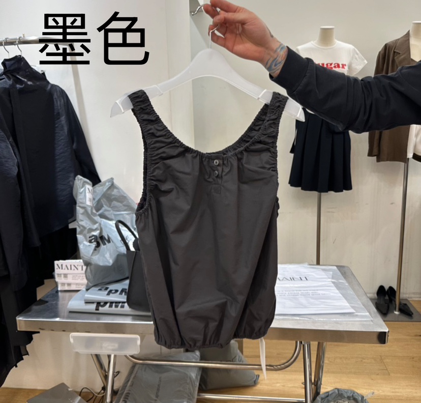 MAINT直郵韓國代購㊣女裝新款推薦熱賣休閑25春夏人氣吊帶背心MAINT吊帶/背心圖色2