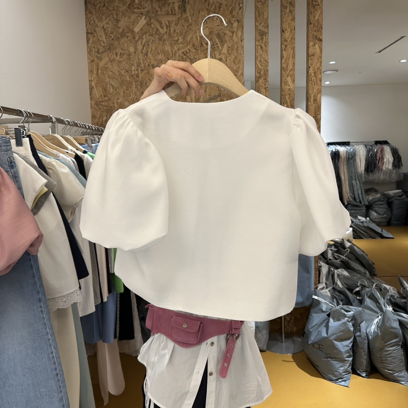 DE VENTI直郵韓國代購㊣女裝新品熱賣25春夏推薦襯衫蕾絲衫DE VENTI襯衫/蕾絲衫