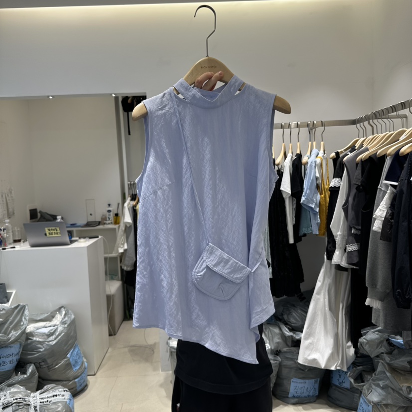 RICH SISTER韓國直郵㊣東大門實拍女裝新品25春夏吊帶背心含包RICH SISTER吊帶/背心圖色2