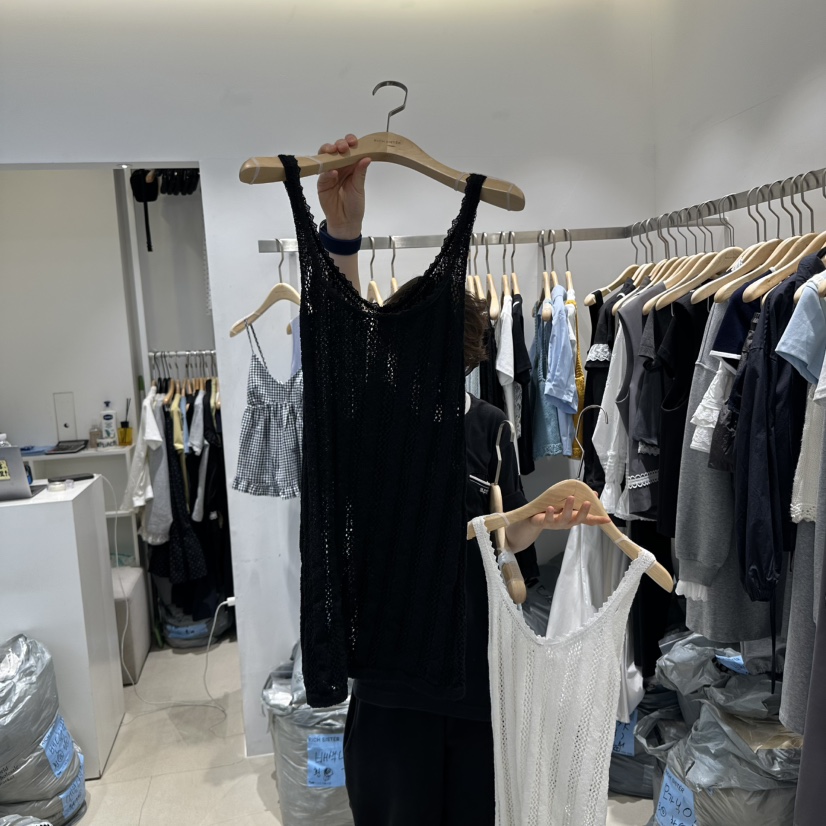 RICH SISTER韓國㊣直郵東大門代購女裝新款推薦時尚吊帶背心RICH SISTER吊帶/背心圖色3