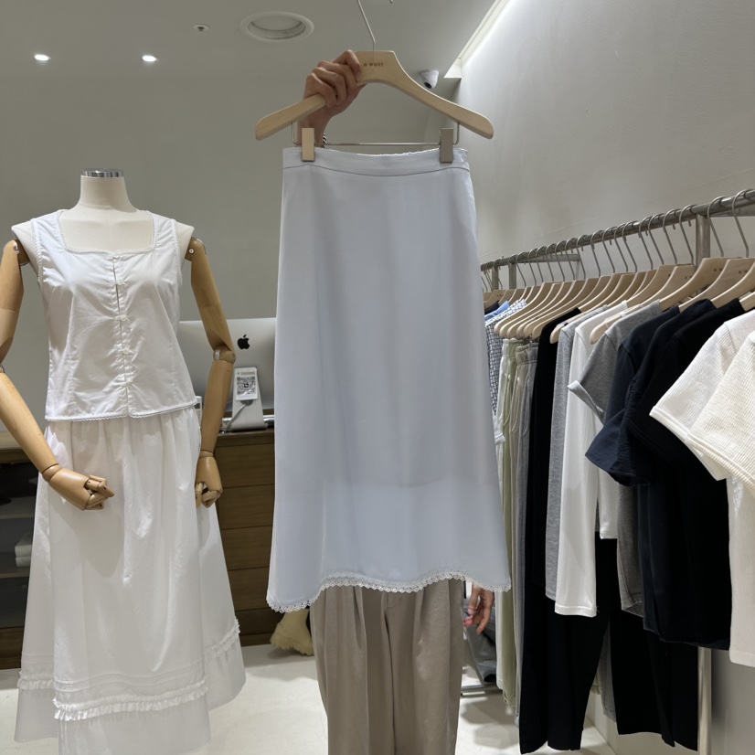 A WANT韓國直郵㊣女裝新品25春夏休閑時尚人氣推薦熱賣長裙A WANT長裙圖色2