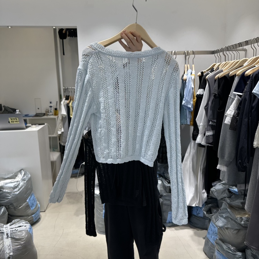 RICH SISTER韓國直郵㊣東大門實拍女裝新品時尚針織衫開衫RICH SISTER針織衫