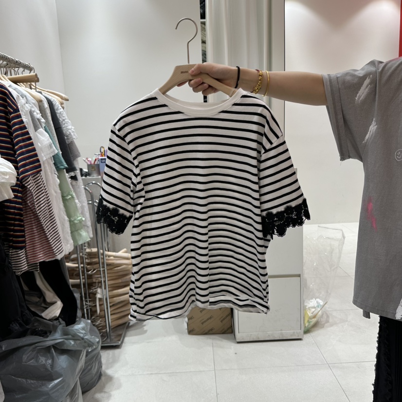 MINI UNNI韓國㊣直郵東大門代購女裝新款25春夏推薦時尚T恤MINI UNNIT恤圖色2