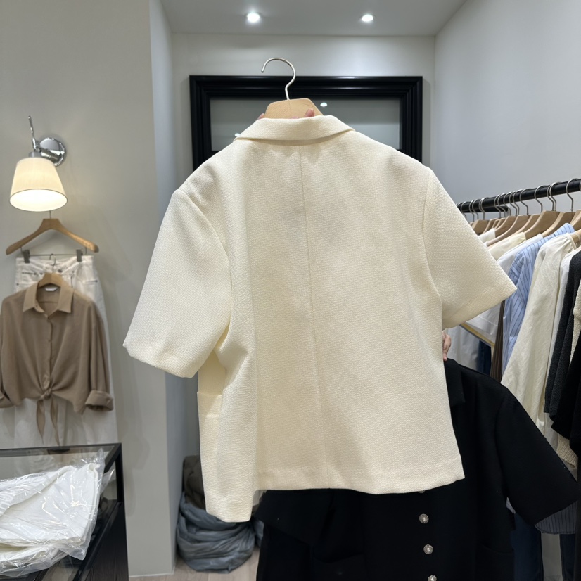 NOTTINGHAM韓國㊣直郵東大門代購女裝新品休閑25春夏夾克花呢NOTTINGHAM夾克