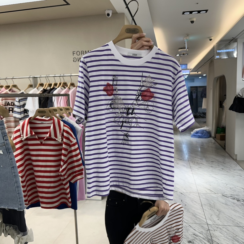 FORMING-P韓國㊣直郵東大門代購女裝新品熱賣時尚25春夏T恤FORMINGT恤