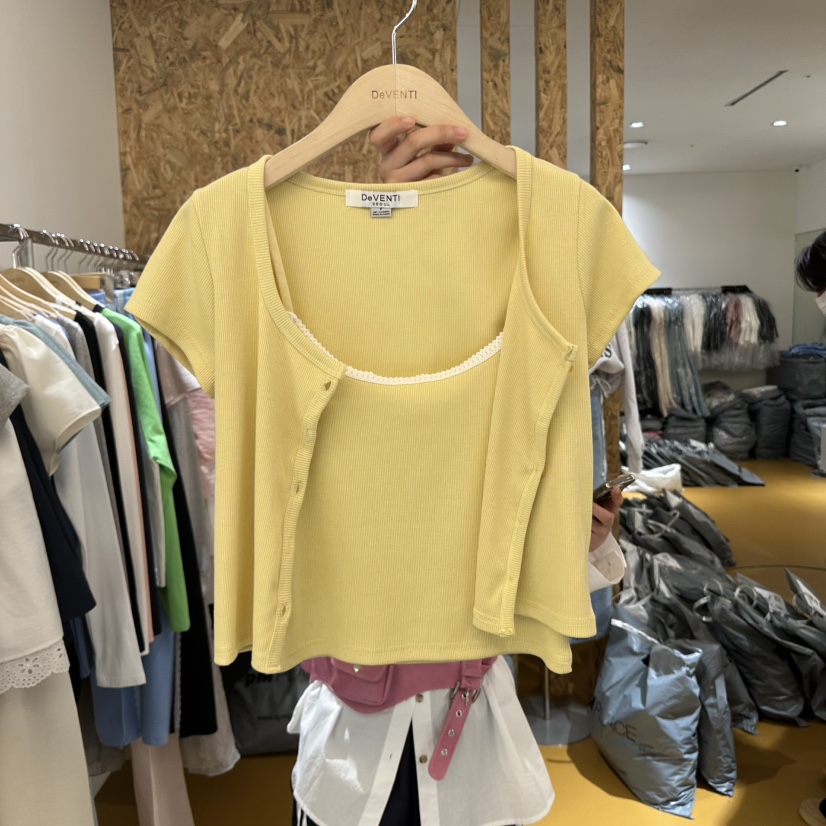 DE VENTI韓國㊣直郵東大門代購女裝新款推薦套裝羊毛衫兩件套DE VENTI套裝圖色2