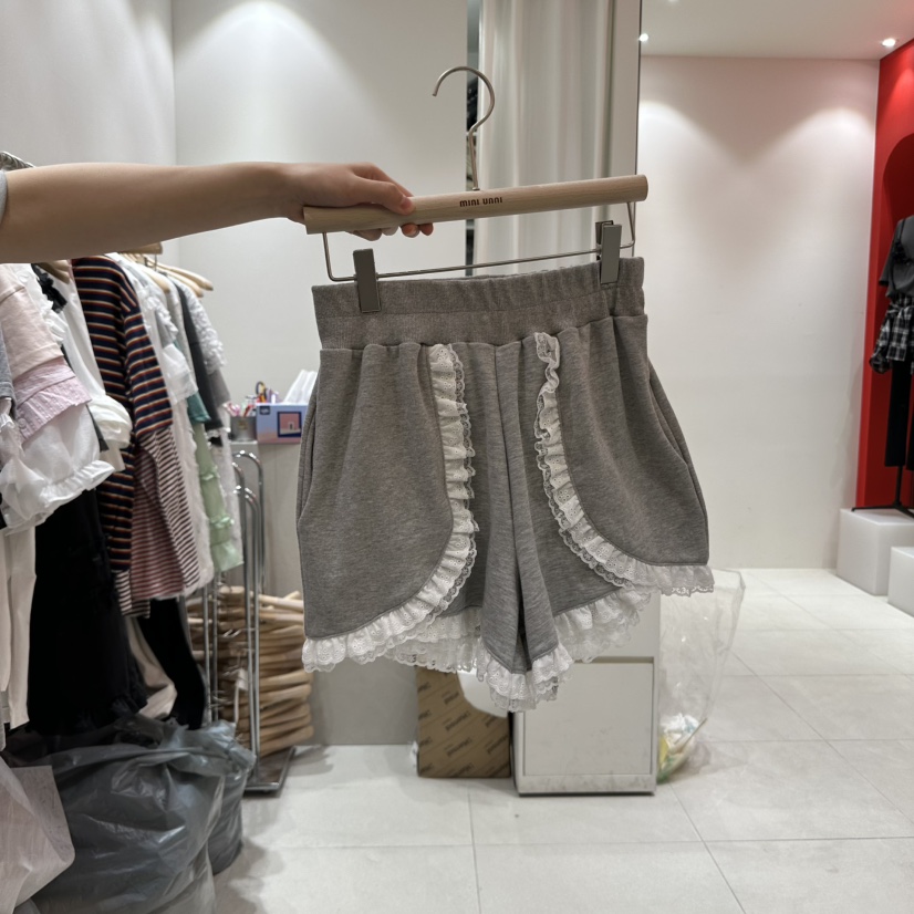MINI UNNI韓國直郵㊣東大門實拍女裝新品時尚推薦25春夏短褲MINI UNNI短褲