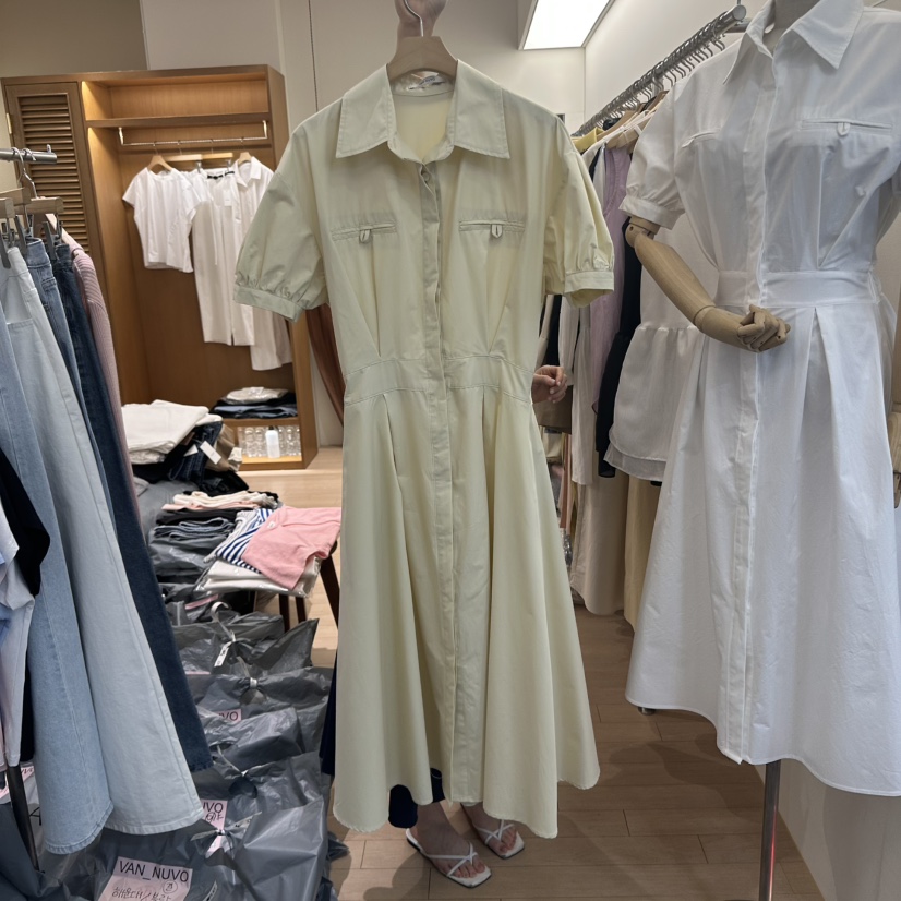 VAN NUVO韓國㊣直郵東大門代購女裝新品休閑人氣25春夏連衣裙VAN NUVO連衣裙圖色2