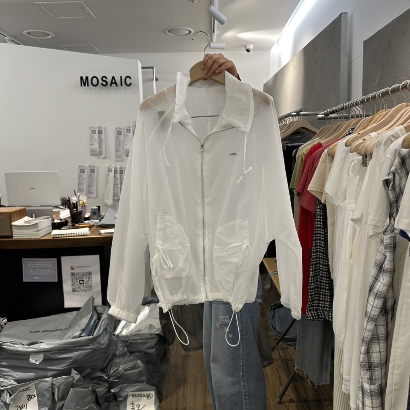 MOSAIC韓國直郵㊣東大門實拍女裝新款熱賣人氣時尚休閑夾克MOSAIC夾克圖色1