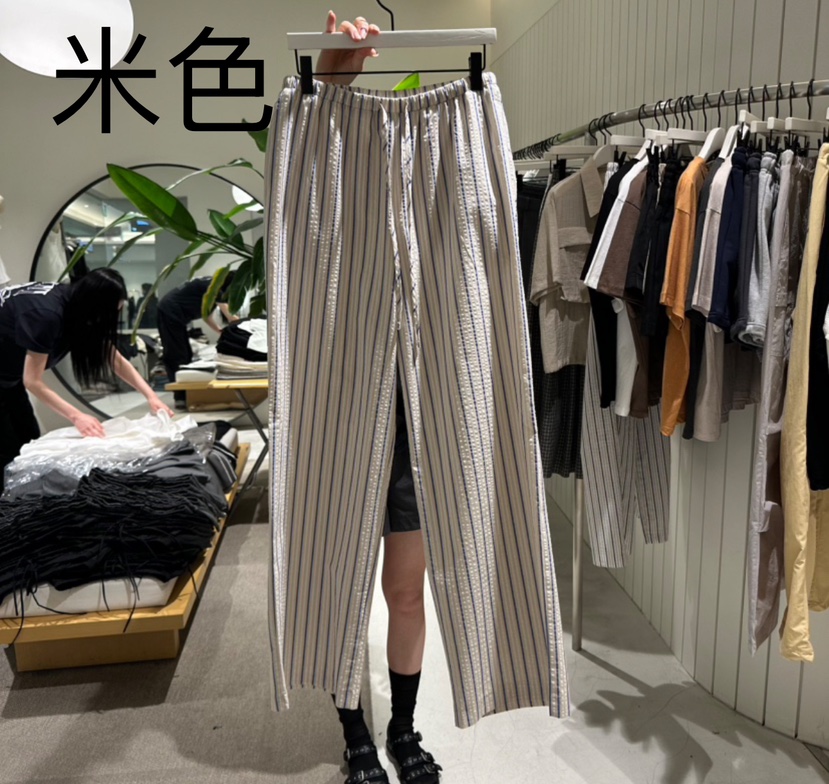 GRADE直郵韓國代購㊣女裝新品時尚25春夏推薦熱賣休閑休閑褲GRADE休閑褲圖色2