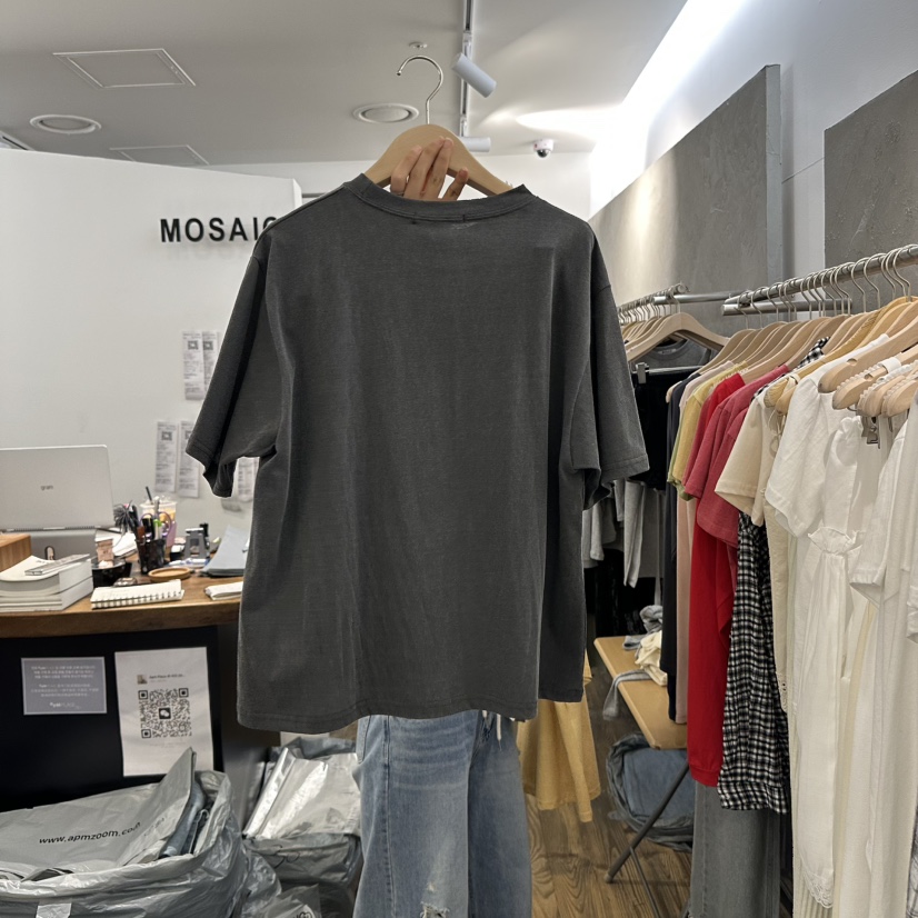 MOSAIC直郵韓國代購㊣女裝新品休閑推薦人氣時尚熱賣25春夏T恤MOSAICT恤