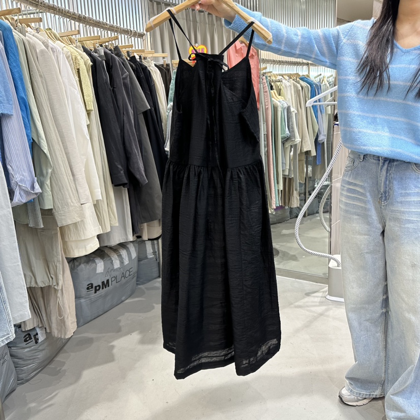ALEGRE韓國直郵㊣女裝新品時尚25春夏人氣熱賣推薦休閑連衣裙ALEGRE連衣裙