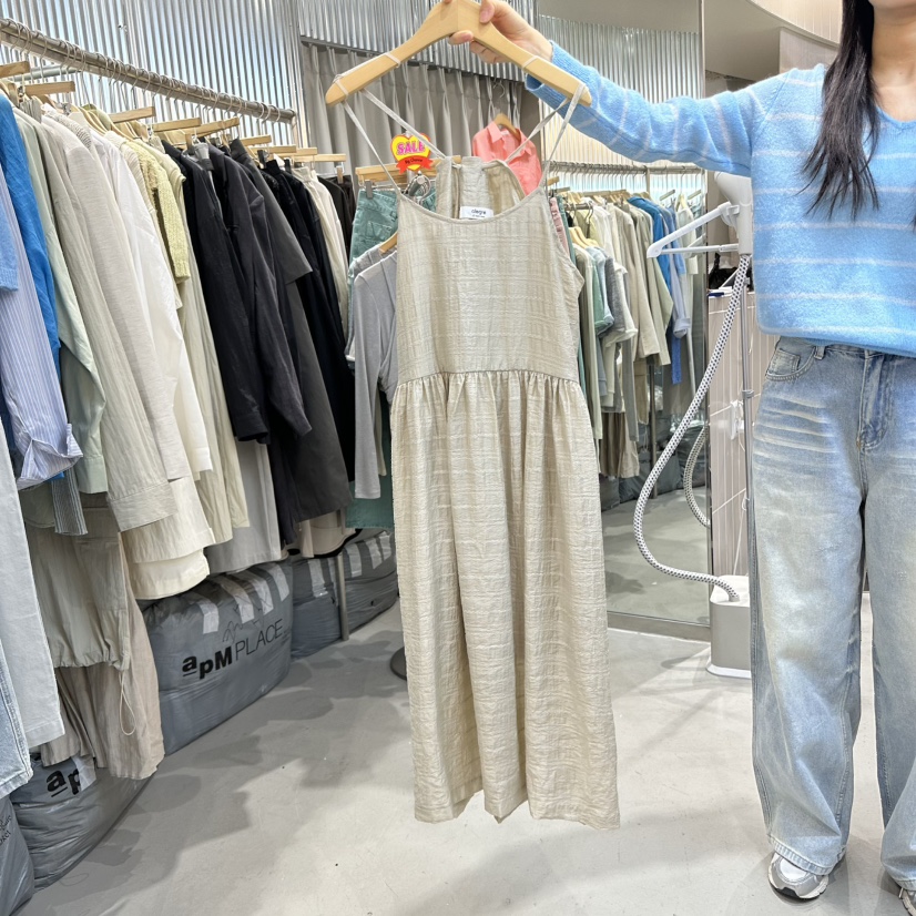 ALEGRE韓國直郵㊣女裝新品時尚25春夏人氣熱賣推薦休閑連衣裙ALEGRE連衣裙圖色2