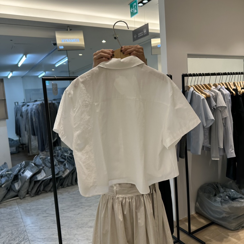 OVU韓國直郵㊣女裝新品人氣熱賣推薦休閑時尚襯衫蕾絲衫亞麻OVU襯衫/蕾絲衫