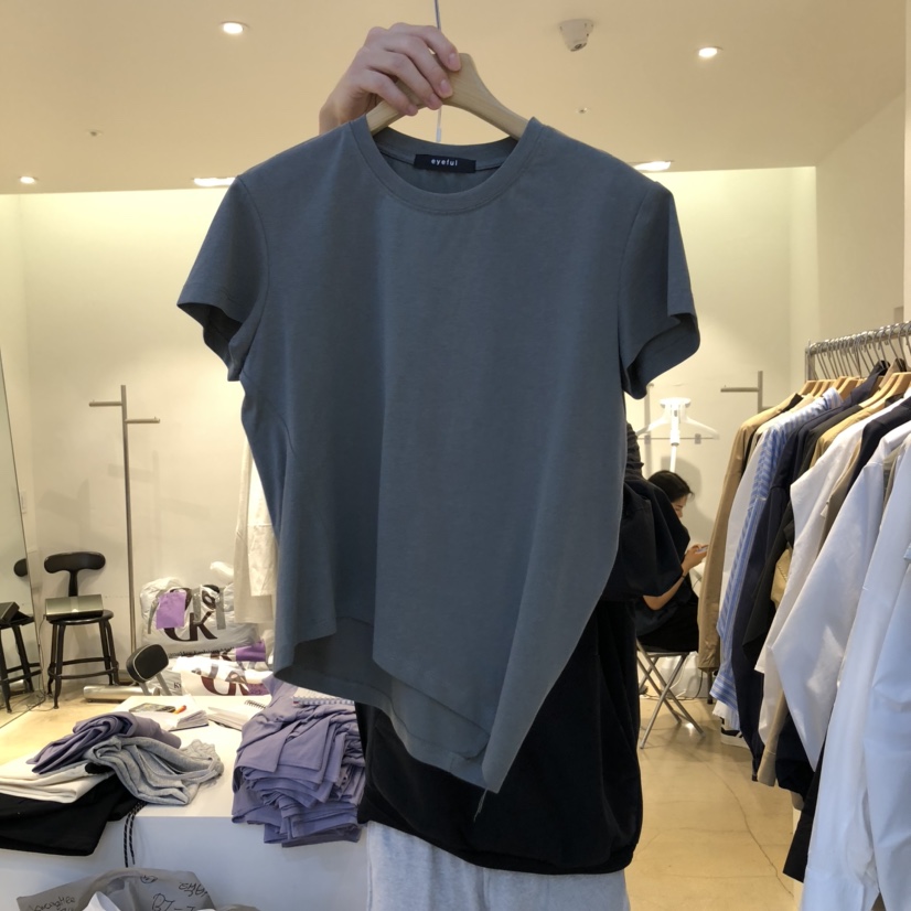 EYEFUL-Q韓國直郵㊣東大門實拍女裝新品人氣25春夏熱賣T恤eyefulT恤圖色5